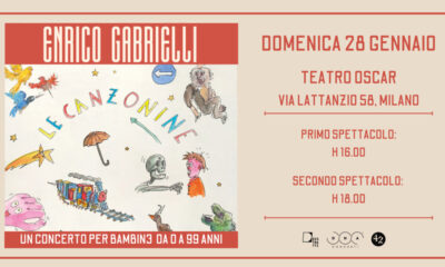 Enrico Gabrielli porta il suo magico mondo musicale al Teatro Oscar con "Le canzonine"