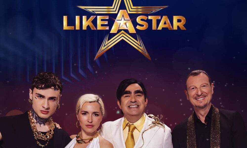 “Like a Star” debutta questa sera sul Nove con Amadeus e una giuria d'eccezione