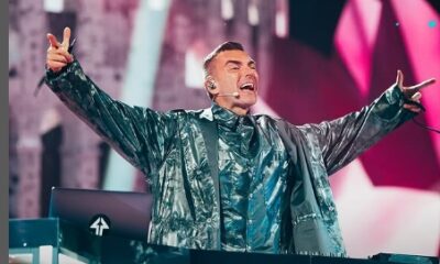 Gabry Ponte durante l'Eurovision 2025