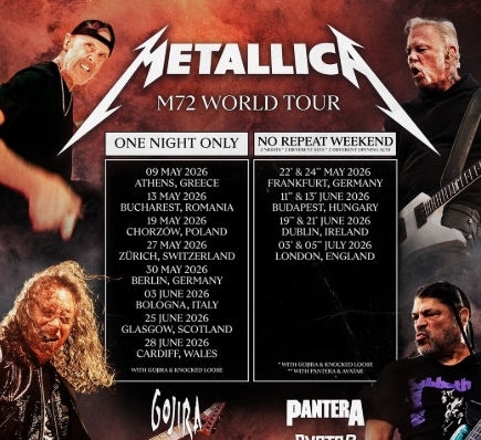 Il tour dei Metallica