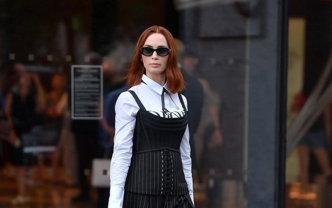 Emily Blunt ne Il Diavolo veste Prada 2 (©Instagram The Fashion Lover.net)