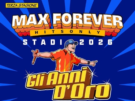 La locandina del Tour di Max Pezzali