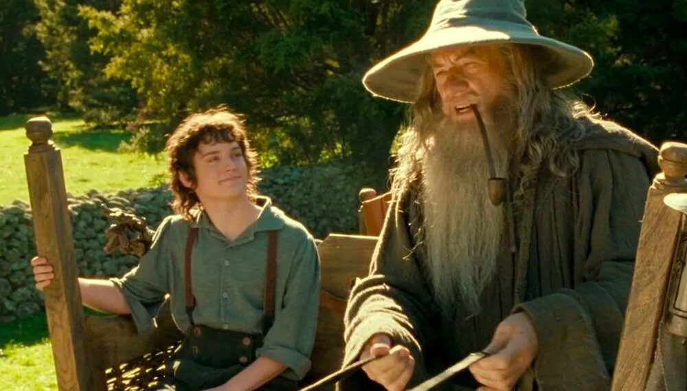 Gandalf e Frodo ne Il Signore degli Anelli (©Il Signore degli Anelli - La compagnia dell'Anello)