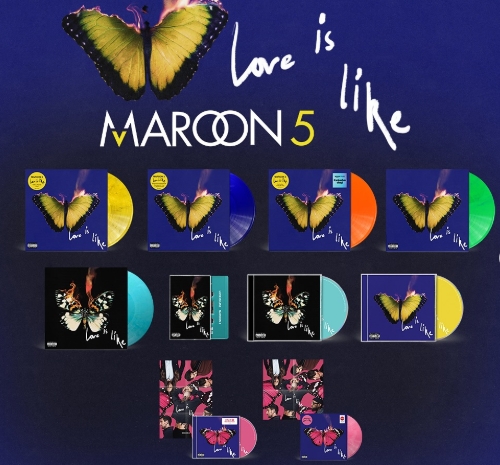 La copertina del nuovo disco dei Maroon 5
