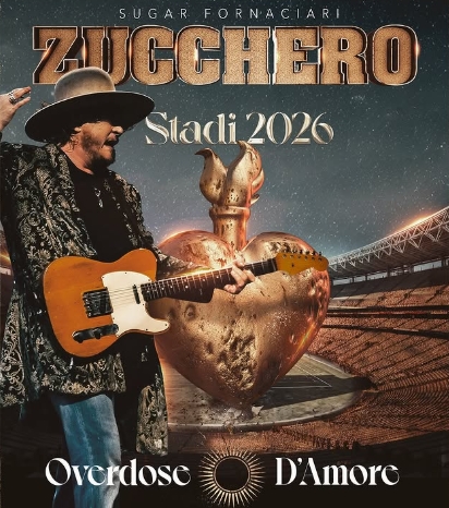 La locandina dell'Overdose d'amore Tour