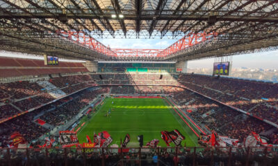 Partita di calcio allo stadio