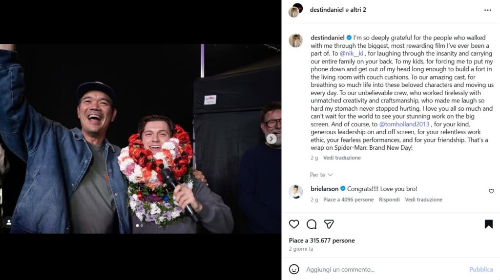 Spider-Man: Brand New Day (© Tom Holland e Destin Daniel)