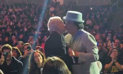 Renato Zero ferma il concerto per abbracciare Enrica Bonaccorti (VIDEO)