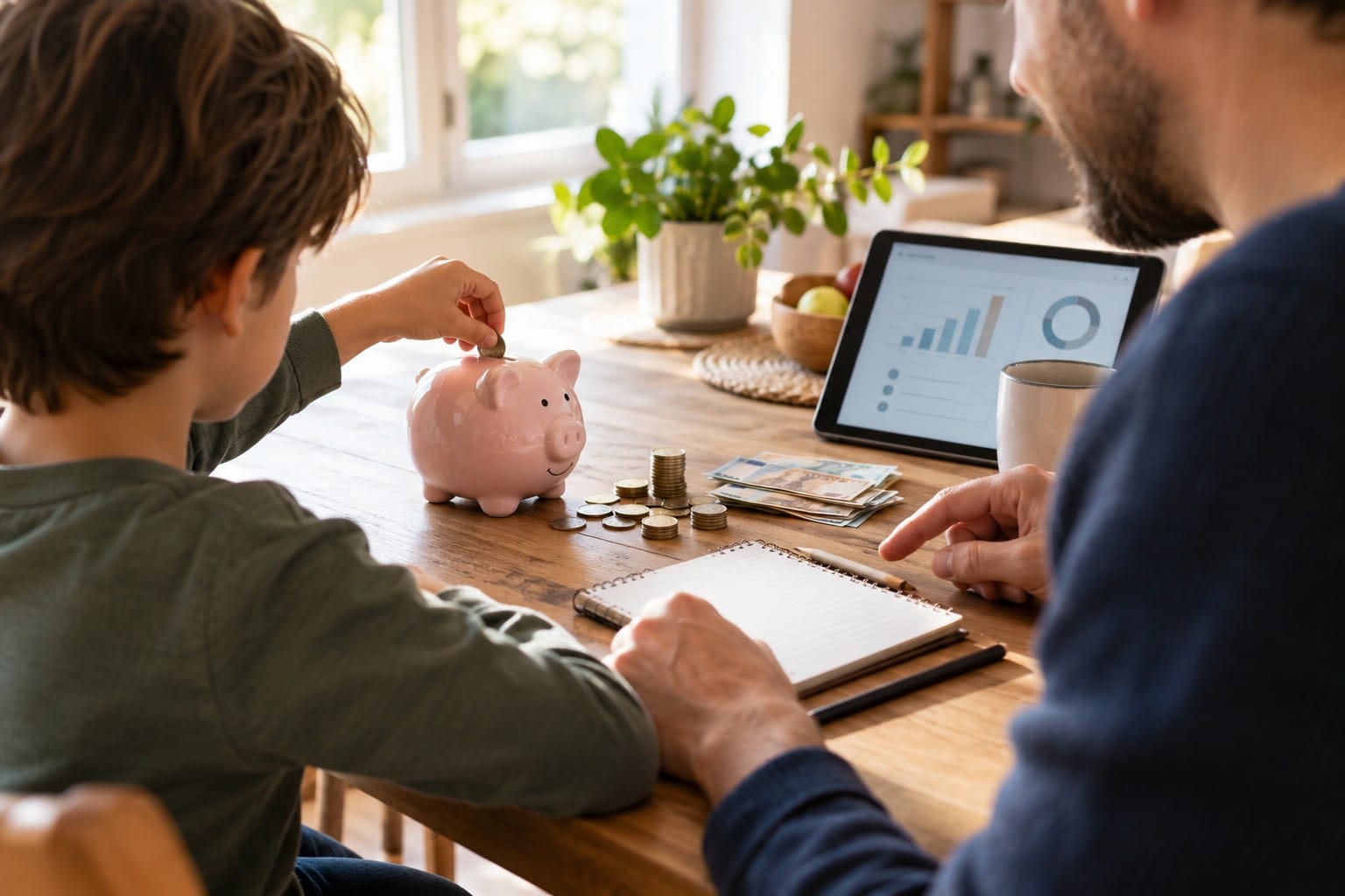 Insegnare il risparmio ai figli