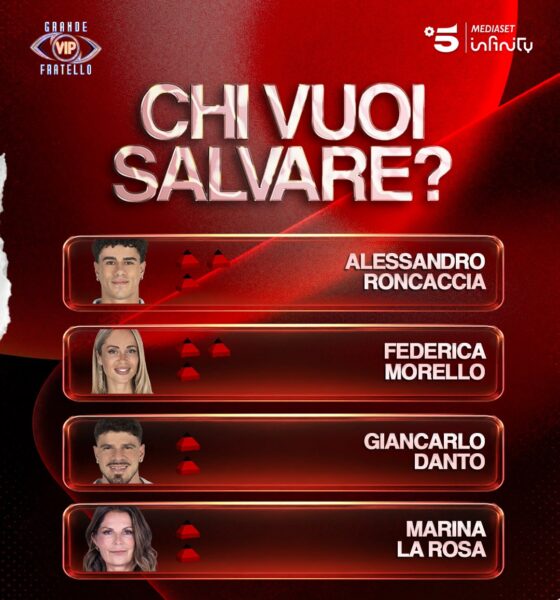 GFVIP, DIRETTA di sabato 19 settembre