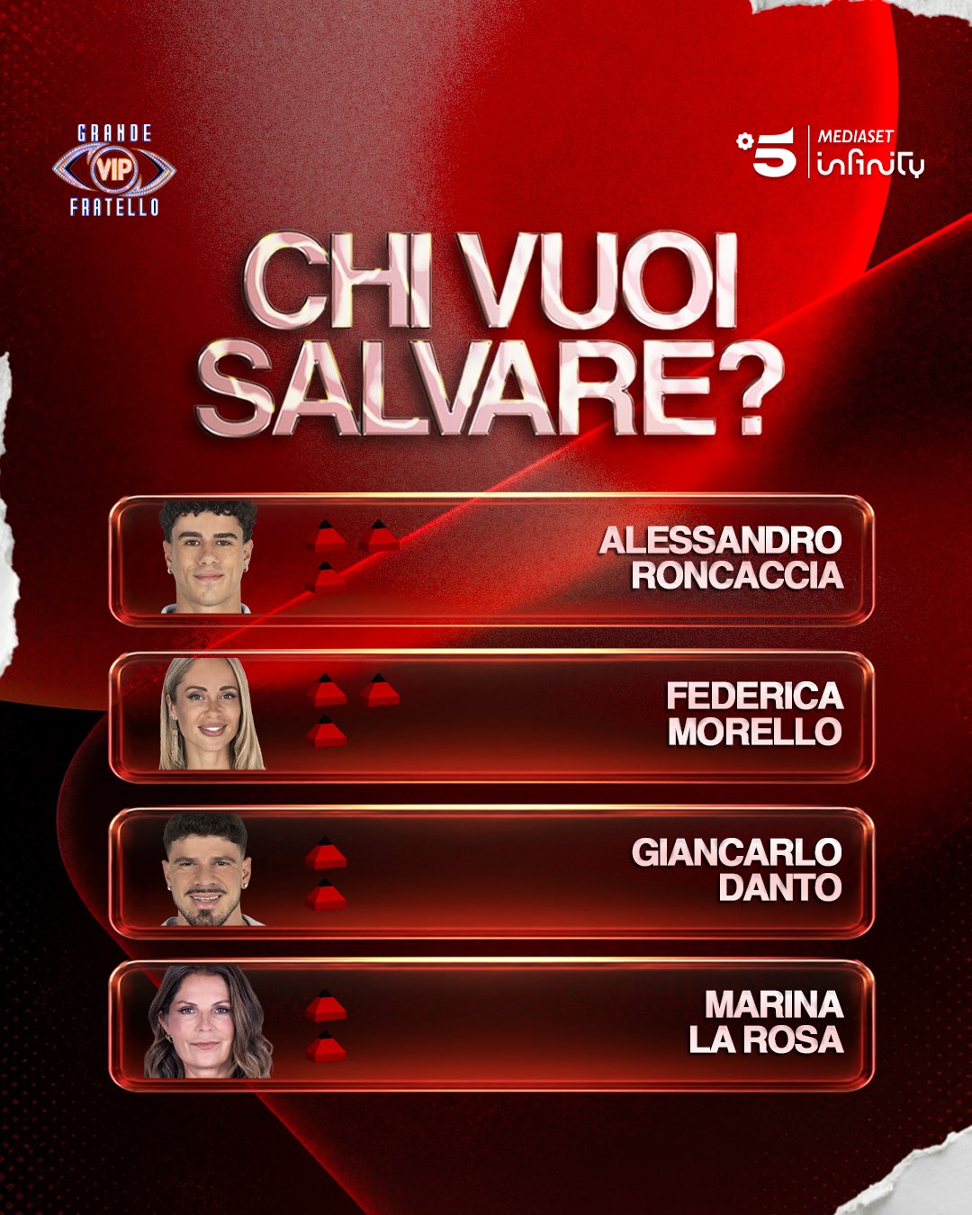 GFVIP, DIRETTA di sabato 19 settembre